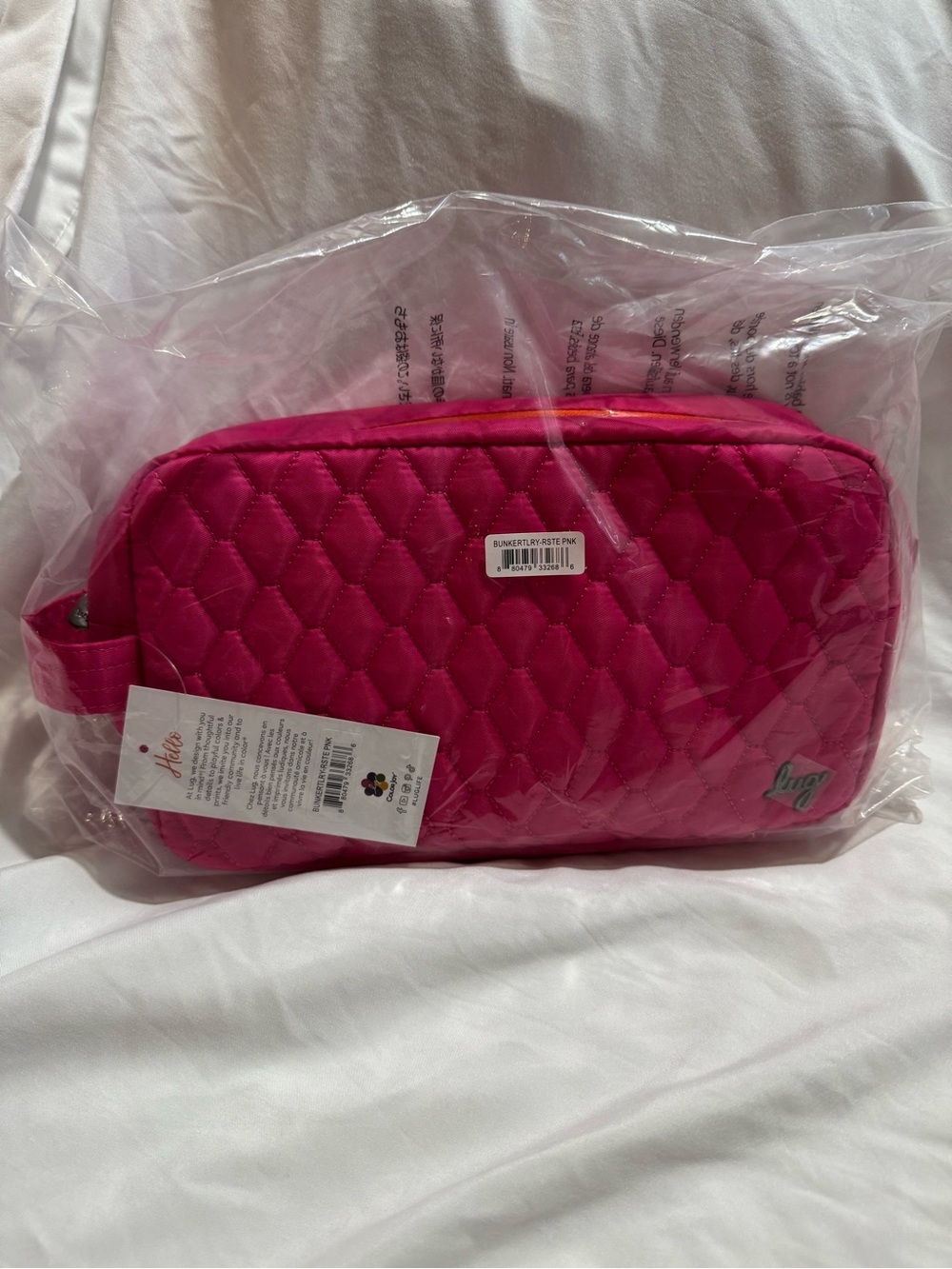 Lug Bunker Toiletry Case - Rosette Pink